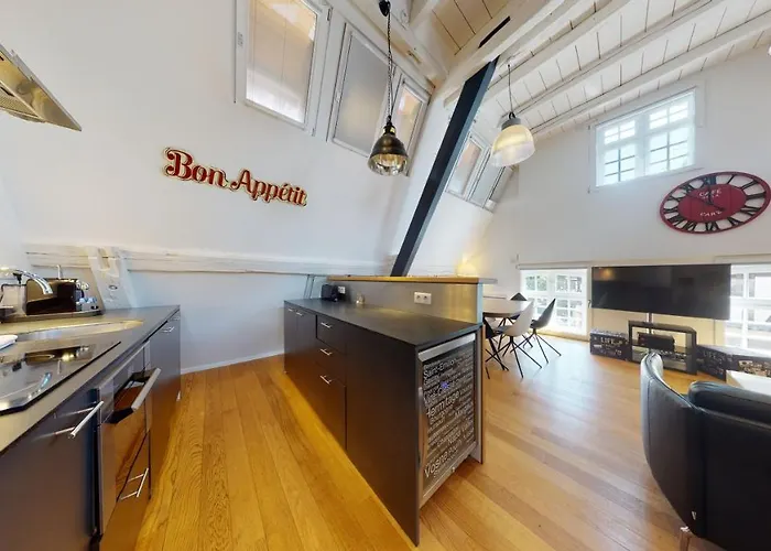 Le Lohkaes - Loft Triplex Ultra Design Petite France Estrasburgo